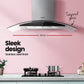 Comfee Rangehood 900mm Stainless LED Glass Kitchen Canopy With 2 PCS Filter Replacement