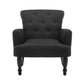 Artiss French Lorraine Chair Retro Wing - Black