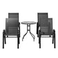 Gardeon Outdoor Furniture 5PC Table and chairs Stackable Bistro Set Patio Coffee