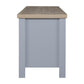 Artiss TV Cabinet Entertainment Unit Stand French Provincial Storage Shelf Wooden 130cm Grey