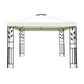 Instahut Gazebo 3x3m Party Marquee Outdoor Wedding Event Tent Iron Art Canopy White