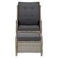 Gardeon Recliner Chair Sun lounge Outdoor Setting Patio Furniture Wicker Sofa