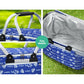 Alfresco Large Folding Picnic Bag Basket Hamper Camping Hiking Insulated Lunch Cooler