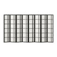 Artiss Room Divider Screen Privacy Wood Dividers Stand 8 Panel Nova Black
