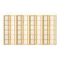 Artiss Room Divider Screen Privacy Wood Dividers Stand 8 Panel Nova Natural