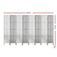 Artiss Jade Room Divider Screen Privacy Wood Dividers Stand 8 Panel White
