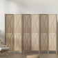 Artiss Silon Room Divider Screen Privacy Wood Dividers Stand 6 Panel Brown