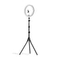 Embellir 10" LED Ring Light 5500K Dimmable Diva Diffuser With Stand Make Up Studio