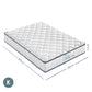 Spine-Lab Mattress 5 Zone 21cm Medium Firm Foam Bonnell Spring - King - White