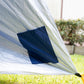 Havana Outdoors Beach Umbrella 2.4M Outdoor Garden Beach Portable Shade Shelter - Blue
