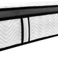 Ergopedic Mattress 5 Zone Latex Pocket Spring Mattress In A Box 30cm - King Single - White  Grey  Black