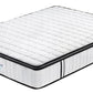 Ergopedic Mattress 5 Zone Latex Pocket Spring Mattress In A Box 30cm - King Single - White  Grey  Black
