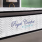 Ergopedic Mattress 5 Zone Latex Pocket Spring Mattress In A Box 30cm - King Single - White  Grey  Black