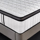 Ergopedic Mattress 5 Zone Latex Pocket Spring Mattress In A Box 30cm - King Single - White  Grey  Black