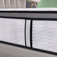 Ergopedic Mattress 5 Zone Latex Pocket Spring Mattress In A Box 30cm - King Single - White  Grey  Black