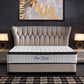 Ergopedic Mattress 5 Zone Latex Pocket Spring Mattress In A Box 30cm - King - White  Grey  Black