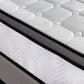 Ergopedic Mattress 5 Zone Latex Pocket Spring Mattress In A Box 30cm - King - White  Grey  Black
