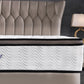Ergopedic Mattress 5 Zone Latex Pocket Spring Mattress In A Box 30cm - King - White  Grey  Black