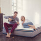 Sleepy Panda Mattress 5 Zone Pocket Spring EuroTop Medium Firm 30cm Thickness - Single - White  Grey  Blue