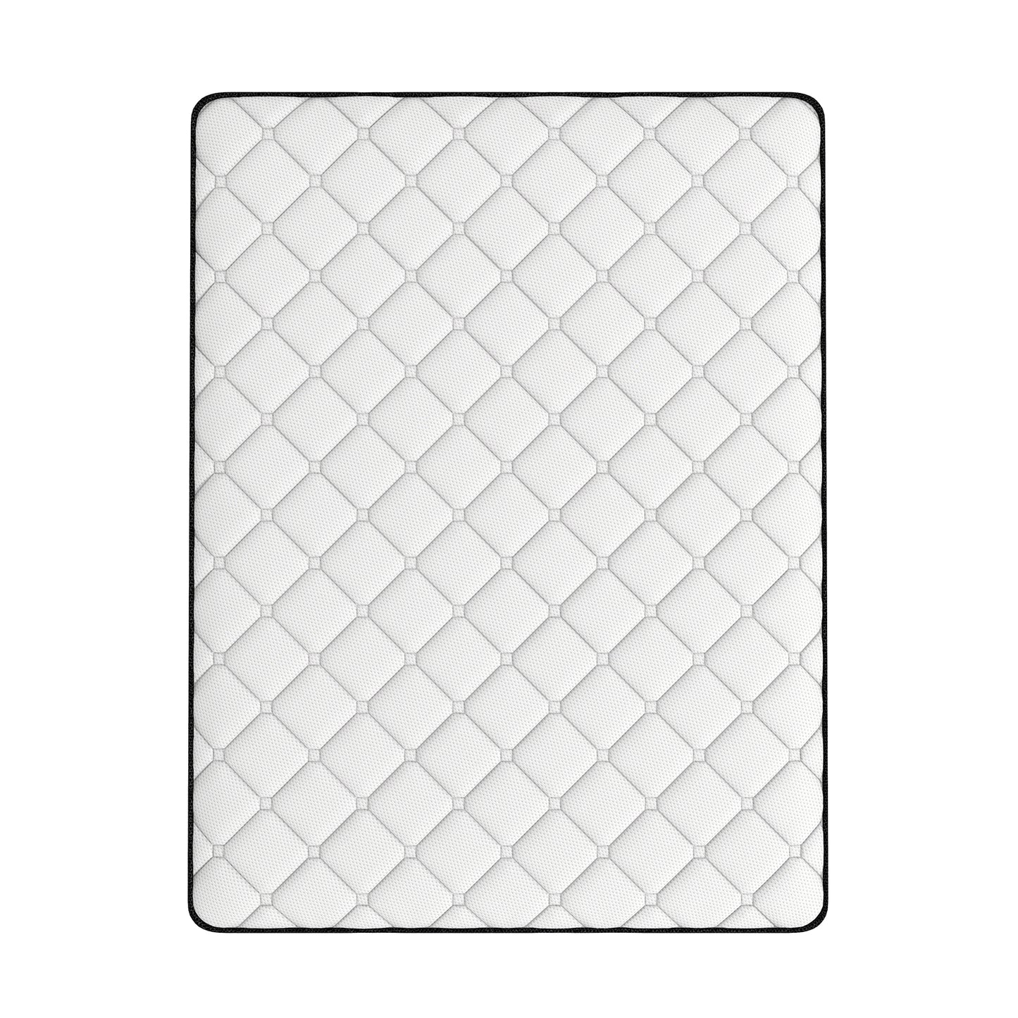 Comforpedic Mattress 5 Zone Medium Support Foam Bonnell Spring 21CM - King Single - White  Black