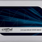 MICRON (CRUCIAL) MX500 500GB 2.5" SATA SSD - 3D TLC 560/510 MB/s 90/95K IOPS Acronis True Image Cloning Software 7mm w/9.5mm spacer