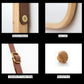 Hanging Full Length Wall Mirror - Solid Bamboo Frame and Adjustable Leather Strap for Bathroom and Bedroom