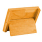 Natural Bamboo Magnetic Knife Block Holder with Strong Magnets for Home Kitchen Storage & Organisation