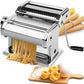 Pasta Maker Manual Steel Machine with 8 Adjustable Thickness Settings