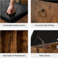 Shoe Storage Bench with Padded Cushion,Flip-Open Storage Box and Adjustable Shelf for Entryway and Living Room