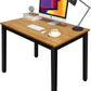 Sturdy and Heavy Duty Foldable Office Computer Desk (Teak, 100cm)