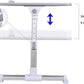 Large Size Folding and Adjustable Laptop Bed Tray Table for, Writing, Drawing and Working - 60 x 30 cm (White)