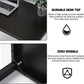 Sturdy and Heavy Duty Foldable Office Computer Desk (Walnut Large, 120cm)