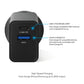 mbeat Gorilla Power 18W Dual Port USB-C PD & QC3.0 Charger