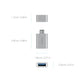 mbeat attache Aluminum USB 3.1/3.0 to USB Type C Adaptor