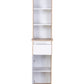 Alto Bathroom Tallboy Narrow High Cabinet With 1 Door/1 Drawer/3 Shelves - Oak/White