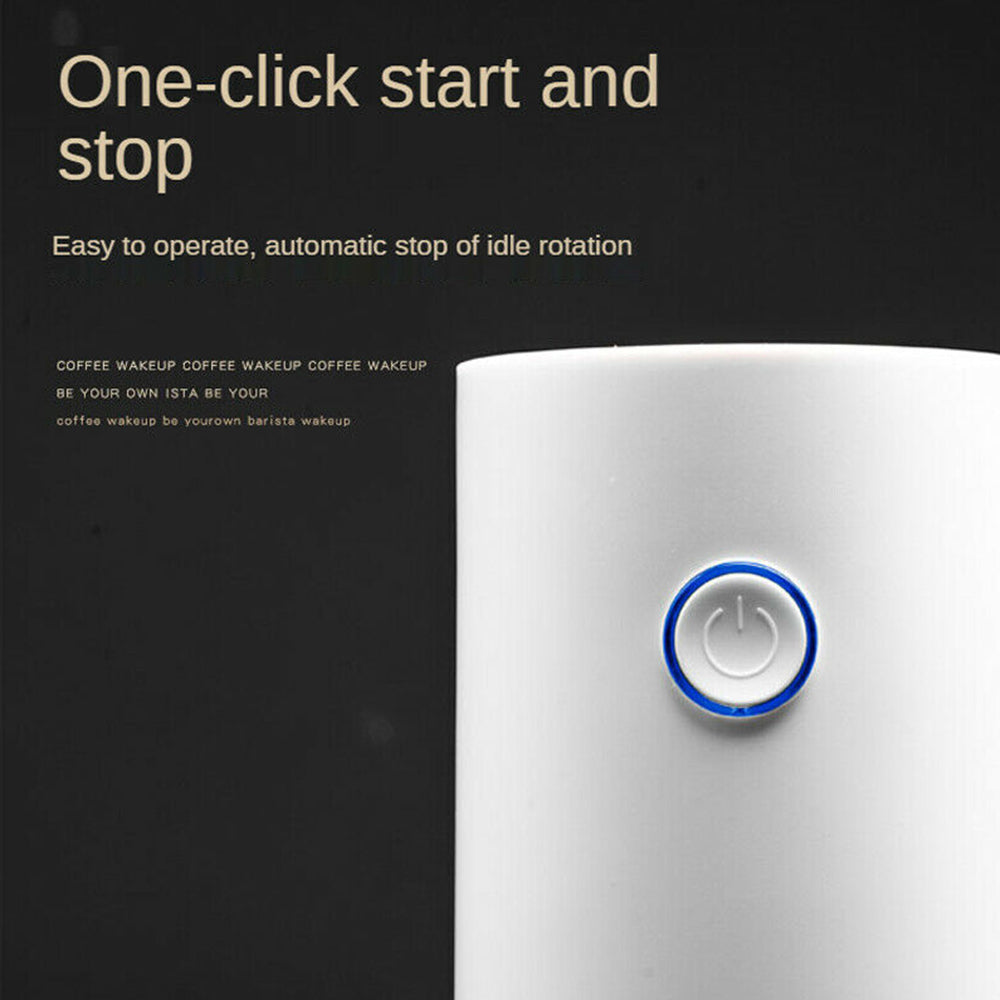 Electric Coffee Grinder Portable White