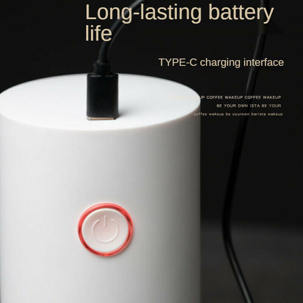 Electric Coffee Grinder Portable White