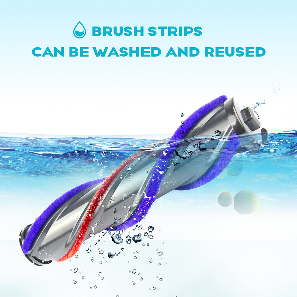 Turbo Brush Roller Head Electric Floor Carpet Head LED For Dyson V7 V8 V10 V11