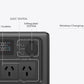 Bluetti EB55 Portable Power Staiotn 700W/537Wh LiFePO4 Battery Backup AU Plug for Home Emergency Outdoor Camping Blue