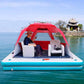 Inflatable Floating Fishing Dock Platform For Adults And Children - Plus Version