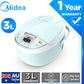 Midea 3L Multi Function Smart Kitchen Electric Rice Cooker 605W Green Color