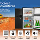 GECKO 95L Portable Upright Fridge Refrigerator 12V/24V/240V Caravan Motorhome