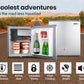 GECKO 57L Portable Bar Fridge Refrigerator 12V/24V/240V Camping Camper Caravan
