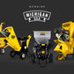 MICHIGAN 6HP 212cc Petrol Wood Chipper Shredder Mulcher