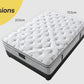 KINGSTON Mattress Queen Size Medium Firm Euro Top Pocket Spring Memory Foam 34CM