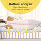 KINGSTON Mattress Queen Size Medium Firm Euro Top Pocket Spring Memory Foam 34CM