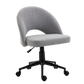 Fabric Office Chair Computer Upholstered Swivel Home Desk Chair  Grey