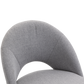 Fabric Office Chair Computer Upholstered Swivel Home Desk Chair  Grey