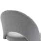 Fabric Office Chair Computer Upholstered Swivel Home Desk Chair  Grey