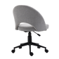 Fabric Office Chair Computer Upholstered Swivel Home Desk Chair  Grey